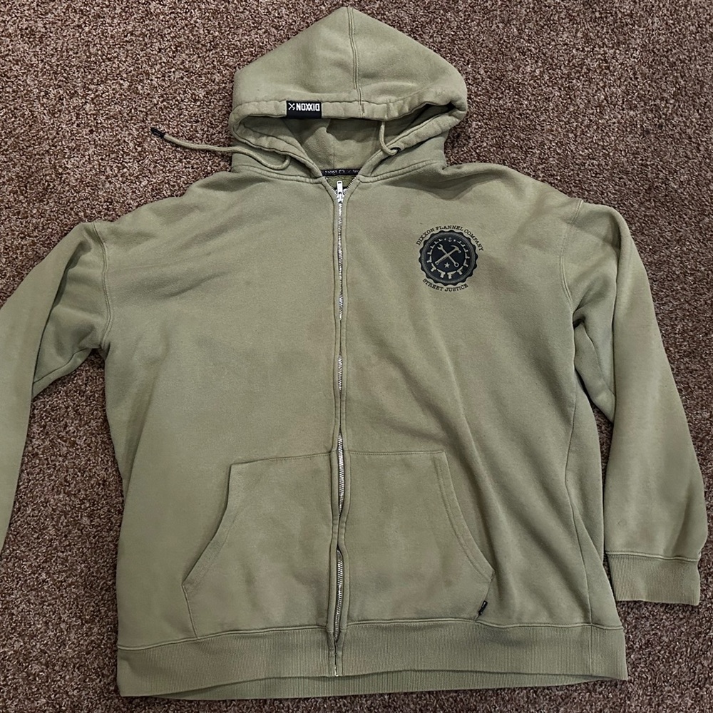 DIXXON Olive Fleece Hoodie